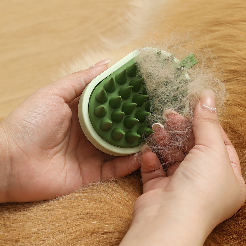 Brosse de Massage en Silicone pour Chien